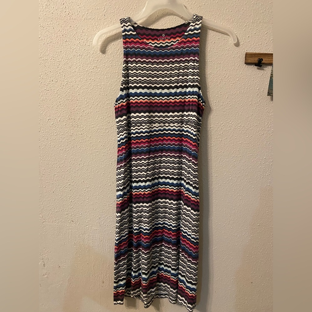 Athleta Aztec design midi dress